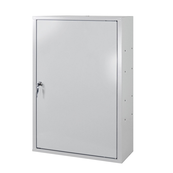 ADB Werkzeug-Wandschrank, 1Tür+8-teiliges Hakenset RAL 7035, 52600