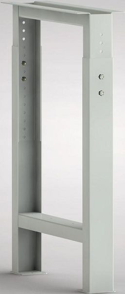 KLW Werkbankfußelement in U-Hut-Ausführung aus 2 mm starkem Stahlblech gekantet, 700-1000 x 608 x 80/160 mm H x T x B, FE-UVP-02