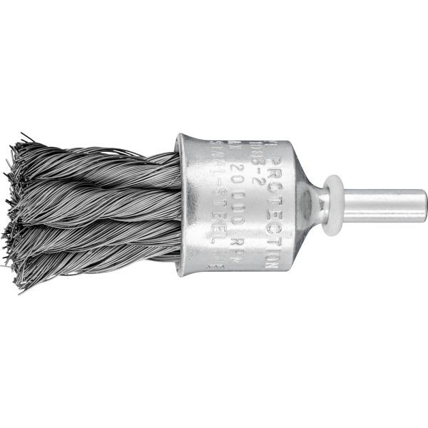 Pferd Pinselbürste mit Schaft, gezopft PBG 2323/6 ST 0,25, VE: 10 Stück, 43208021