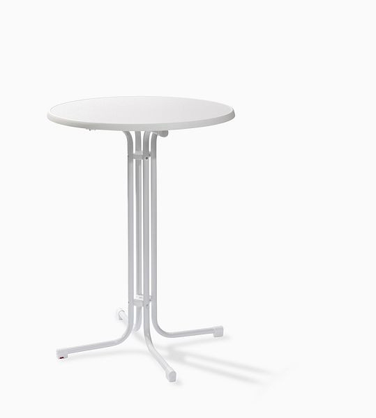 Feros Stehtisch Berlin weiß Ø 70 cm, Höhe: 1,09 m, P16170