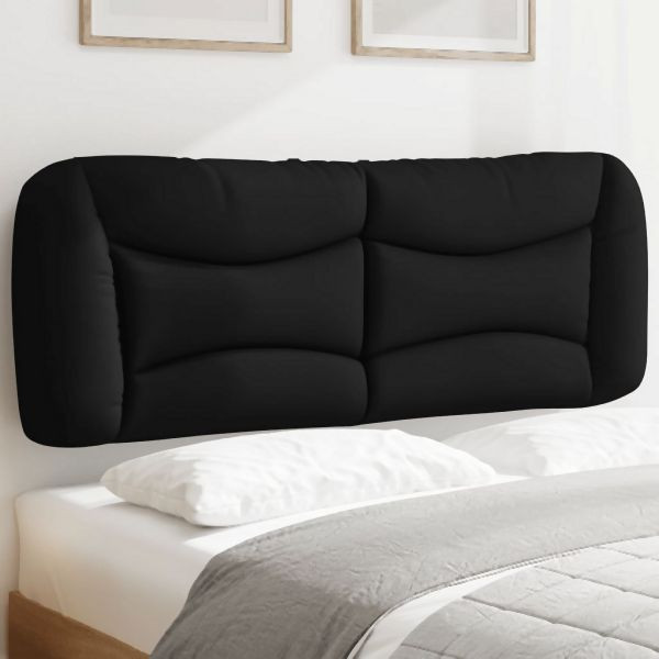 vidaXL Kopfteil-Kissen Schwarz 140 cm Stoff, stilvoll, 374578