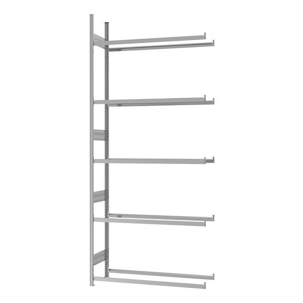hofe Reifen-Anbauregal, 3000x400x1300 mm, 5 Fachebenen, verzinkt, 150 kg Fachlast, 450 kg Feldlast, einseitige Bedienung, HZA30413AR