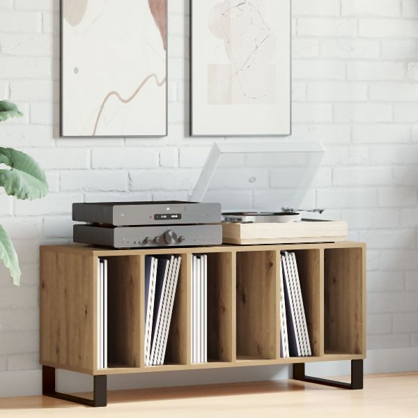 vidaXL Record Cabinet Alte Holzbretter 100x38x48 cm Werkstoffholz, 862905