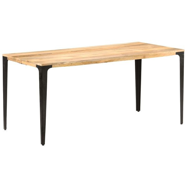 vidaXL Esstisch 160 x 80 x 76 cm Massivholz Mango, 286364
