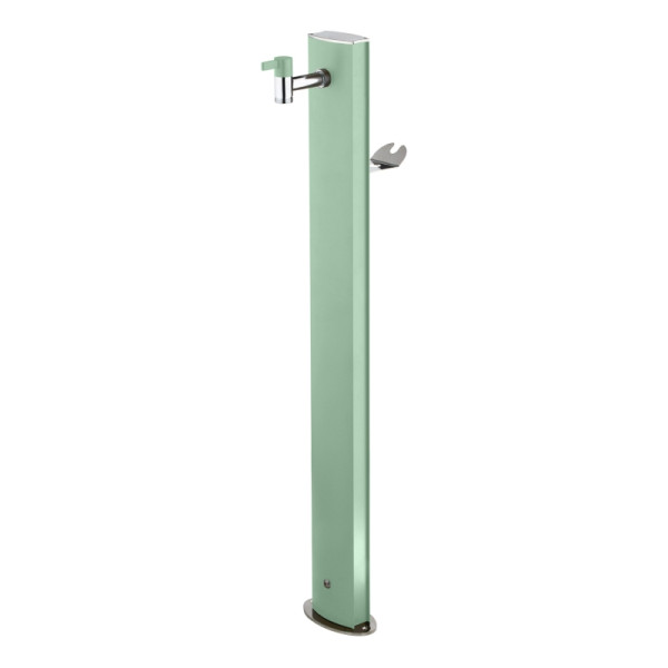Aquapoint Totem ground, salbeigrün Wasserzapfstelle Premium als Gartenstele aus Aluminium, 73424S