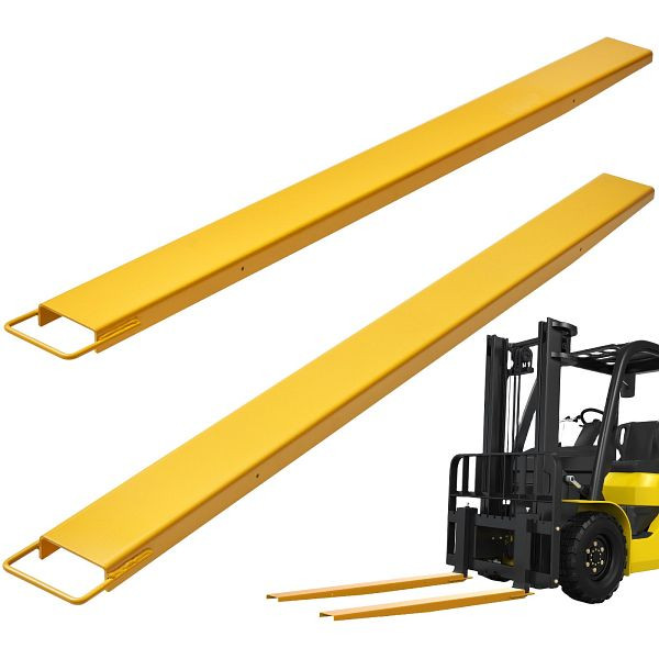 VEVOR 2er-Set Gabelverlängerungen 2130 mm 1,815 Tonnen Tragfähigkeit Q235 Kohlenstoffstahl einteiliges Design Kompatibel mit 127 mm, JZHCTYTS84IN89VTOV0