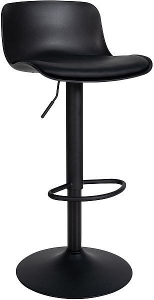 CLP Barhocker Almada Kunstleder, schwarz, 321567, 4251756484835