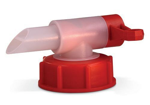 DENIOS Auslaufhahn für Kunststoffgebinde H 51, Gewinde-Ø 55 mm, 123555