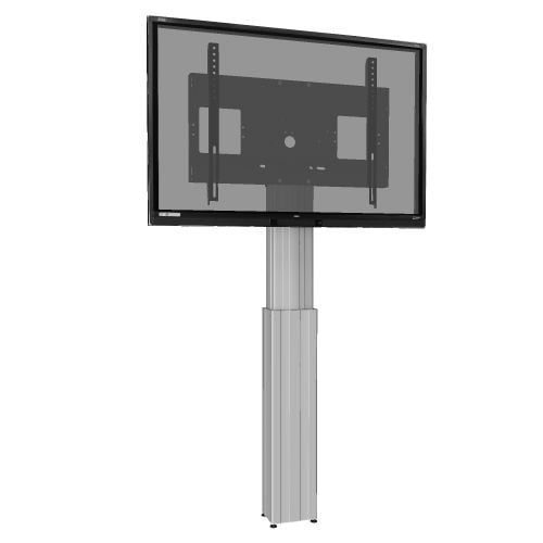 CONEN SCETAW – SCETA Displayhalterung wandmontierte Höhenverstellungen, HxBxT 151-201x89x17cm, natureloxiert, 40004025