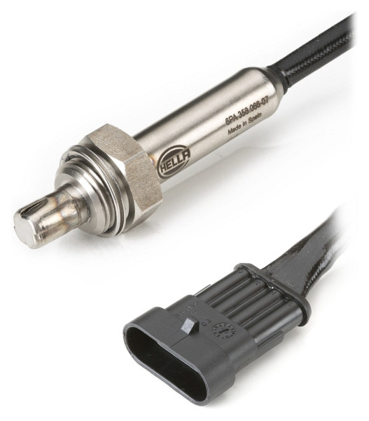 HELLA Lambdasonde, 4-polig, Kabel: 820mm, 6PA 358 066-071