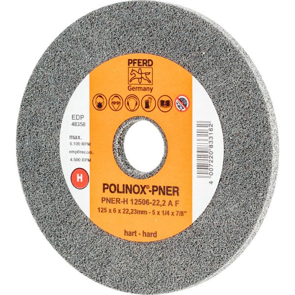 Pferd POLINOX-Kompaktschleifrad PNER-H 12506-22,2 A F, VE: 5 Stück, 44691052