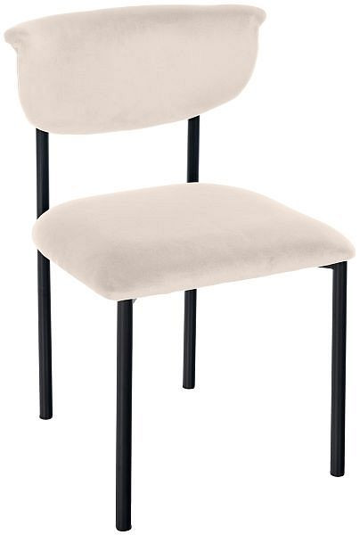 CLP Besucherstuhl Gambell Samt, creme, 325647, 4255716347208