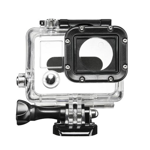 Mantona Gehäuse Skeleton für GoPro Hero 3, mit Zugriff auf Buchsen der GoPro, 1020239