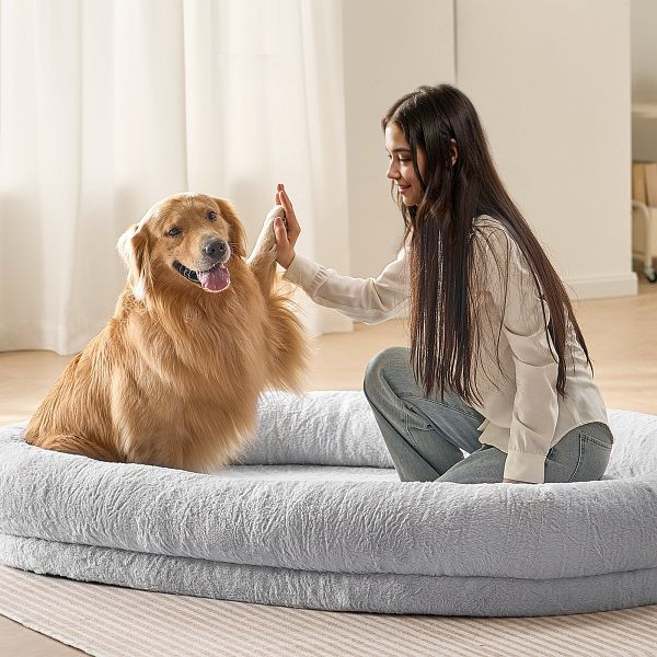 VEVOR Hundebett in Menschengröße Hundekissen Hundematte Menschen 1825x1220x254mm, RLGCQBWTYXDMG98O7V0