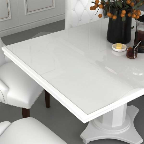 vidaXL Tischfolie Transparent 70x70 cm 2 mm PVC, 288273