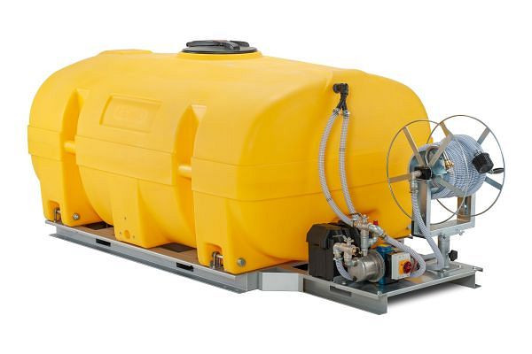 Cemo Mobiles Bewässerungssystem BWS 130-PE, FA 2000, 12 V, mit Haspel schwenkbar, 11526