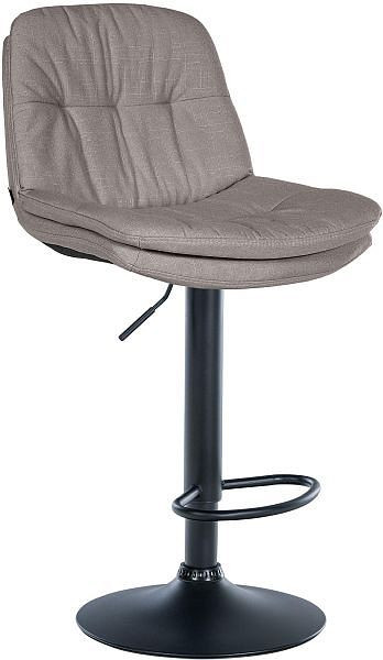 CLP Barhocker Laurel Stoff schwarz, grau, 323938, 4255716316600