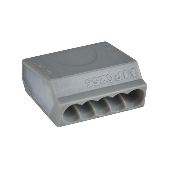 Haupa Verbindungsklemmen Nylon, 5-polig, VE: 100 Stück, 265036, 4011923586881