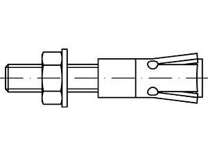 ART 88589 FISCHER-Zykon Anker FZA A 4 für Steigeisen 14/40ST VE=S (20 Stück)