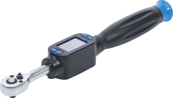 BGS Digitaler Drehmomentschlüssel, Abtrieb Außenvierkant 6,3 mm (1/4"), 6 - 30 Nm, 952