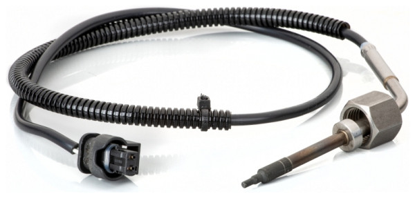 HELLA Sensor, Abgastemperatur, 2-polig, geschraubt, Kabel: 670mm, 6PT 014 494-471