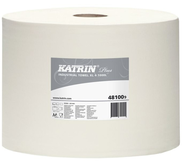 Katrin Putzpapier - Plus XL, hochweiß, 26,5 x 36,0 cm, 4-lagig, 481009