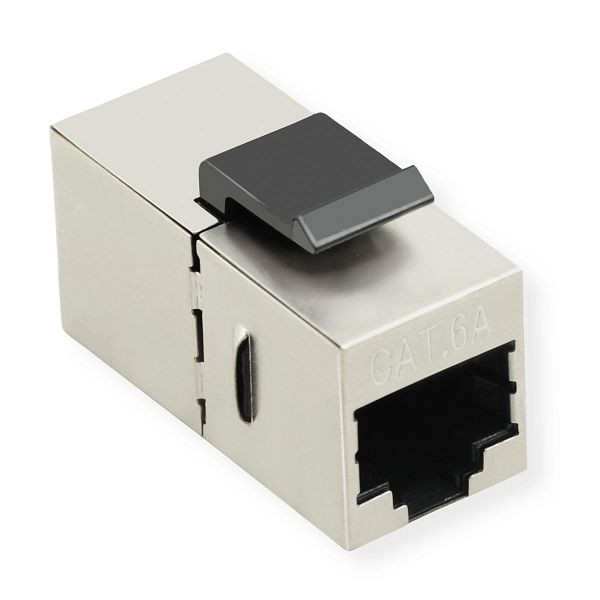 VALUE RJ-45 Kupplung, Keystone, geschirmt, Kategorie 6A (Class EA), 21.99.3006