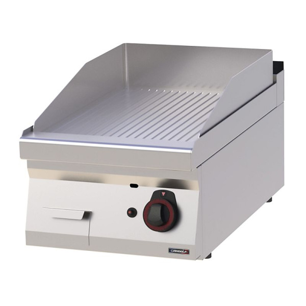 Casselin Snackplatte Chrom gerillt Gas 40 - Linie 700, C7PASCRG40