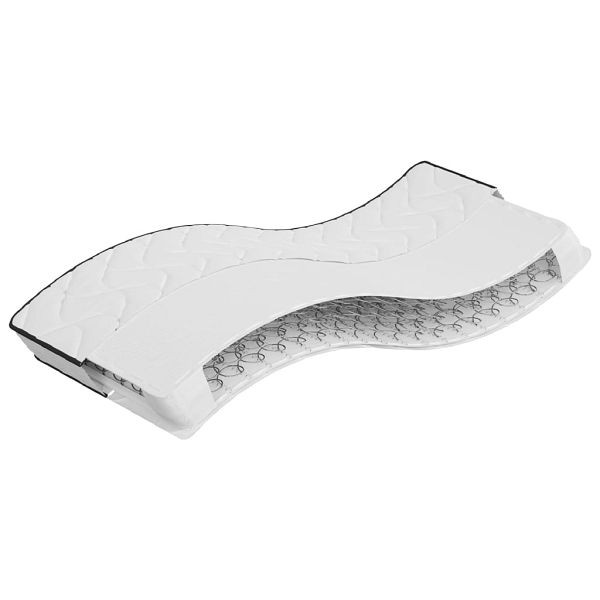 vidaXL Matratze Bonnell-Federkern Mittel 90x200 cm, 372970