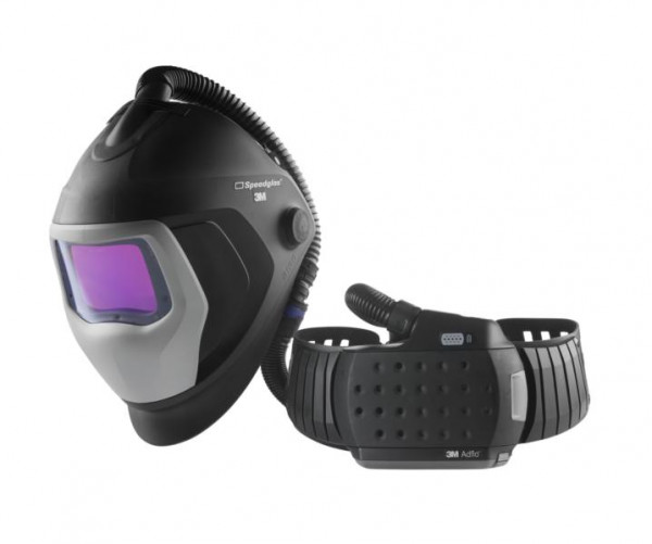 3M Speedglas Schweißmaske 9100 Air mit Filter 9100XXi und 3M Adflo PAPR, 7100032399