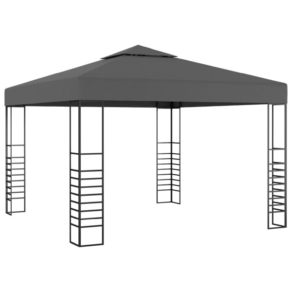 vidaXL Gartenpavillon 3×3 m Anthrazit, 48034, 8719883771410