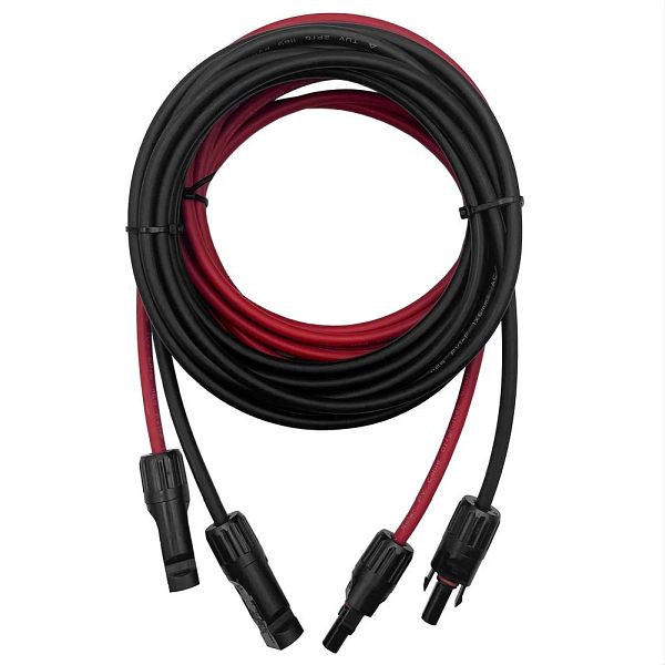 Offgridtec 5m MC4 zu MC4 Verbindungskabel 6mm² rot/schwarz, 8-01-017740-005