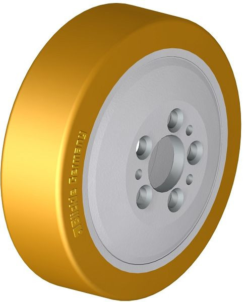 Blickle RTH 230x70/45-5+3 Rad aus Blickle Extrathane®, Hellbraun, 462218