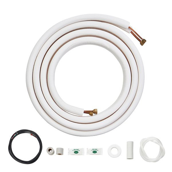 VEVOR Mini Split Line Set 4876,8mm Kupferrohr AC Anschlusskabel 6,4x9,5mm, KDLJGTJ14INCM0ASYV0