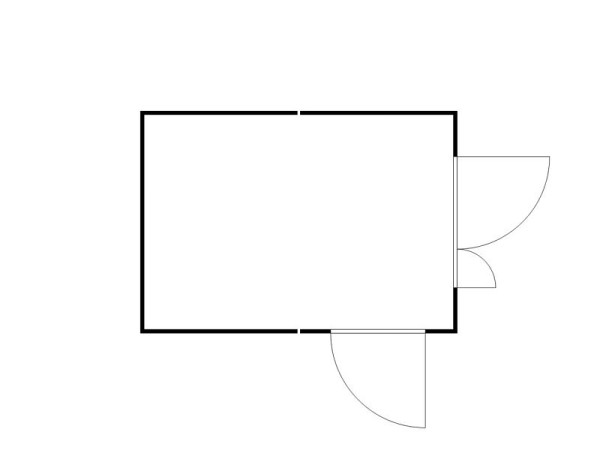 FLADAFI Materialcontainer-Kombination, IC Pro 1340, isoliert, isolierter Boden, Doppelflügeltür asymmetrisch (3 m Seite), Einflügeltür, F2222310710-F911