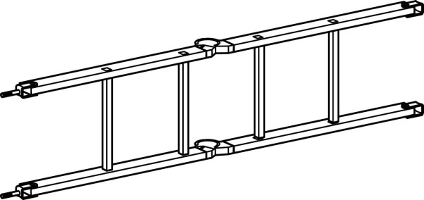 ALU-PRO Klapprahmen mit Rahmenteilen, Breite 0,36 m, Länge 1,57 m, 7089421