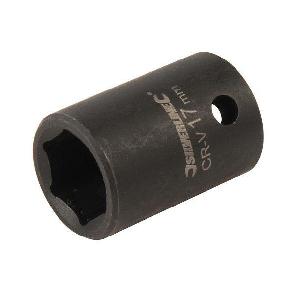 Silverline Schlagschrauber-Steckschlüsseleinsatz, 1/2-Zoll-Antrieb, 6-kant, metrisch, 17 mm, 434254
