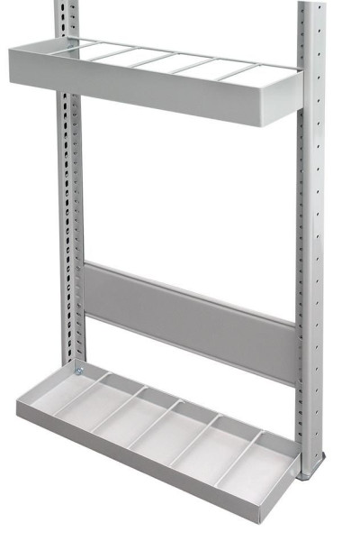 Schulte Gewindestangenhalterung Tiefe 500 mm, RAL 7035 lichtgrau, 33770-500