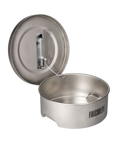 FALCON Kleinteilereiniger aus Edelstahl, lackiert, mit Schmelzlot, 2 l, 314496