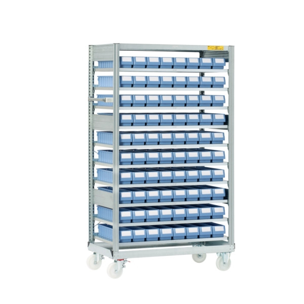 BITO Regalwagen FBR mit Querteilern, 80RK, 1815x1068x533 U -FG-, 52060