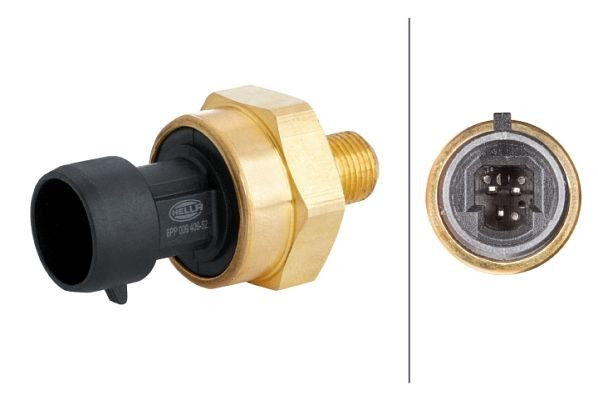 HELLA Sensor, Abgasdruck, 3-polig, Schraubanschluss, 6PP 009 409-521