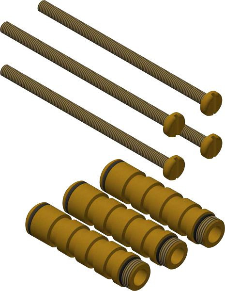 KWC Verlängerungsset für Tiefenausgleich, F3, hydraulisch Duscharm mit Mischer, 30 mm, 2030046031