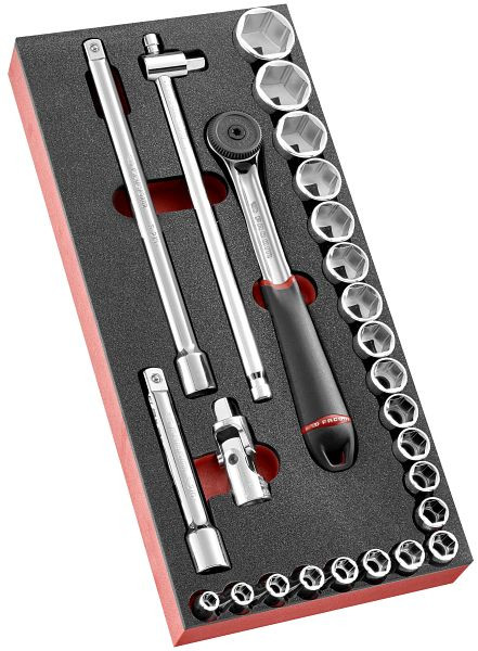 Facom Modul - Steckschlüssel 1/2", 23-teilig, MODM.SL161-36