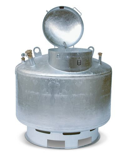 DENIOS Altölsammler AS-TSE, mit integriertem Einfülltrichter, 400 Liter, 137045