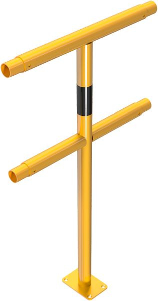 Schake Schutzgeländer Stahlrohr Ø 48 mm, Mittelpfosten, 448_81PBG