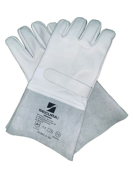 Eichner Lederhandschuhe für ELSEC Elektroisolierhandschuhe, Größe: 10, 9219-01255-010