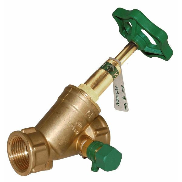 Seppelfricke AIPS KFR-Ventil SEPP DIN-Basis 1507 DN 20xRp 3/4, M, steig Spin, mit Entleerer, 132226