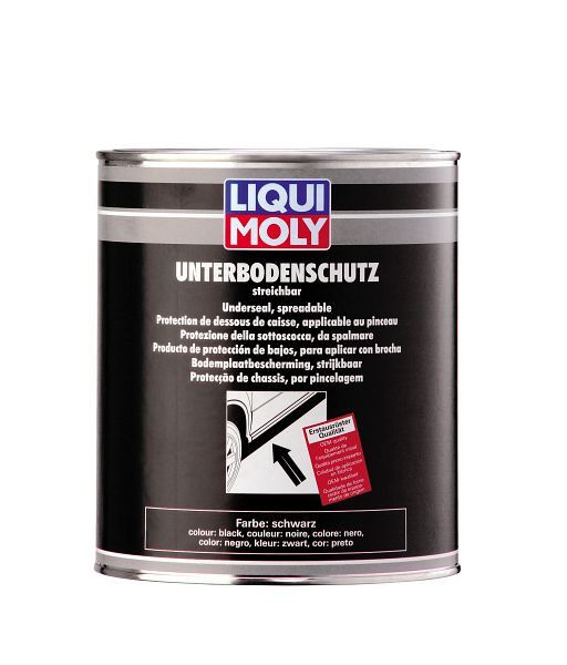 LIQUI MOLY Unterbodenschutz streichbar schwarz, Dose Blech, VE: 2 kg, 6119