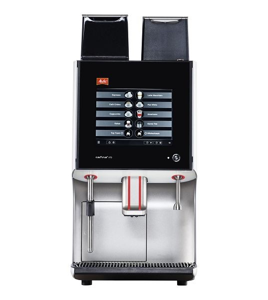 Melitta Cafina XT8 Kaffeevollautomat, 2 Mühlen, Milchschäumersystem Professional 1, Separater Heißwasserauslauf, 1 er Instantmodul, 32765