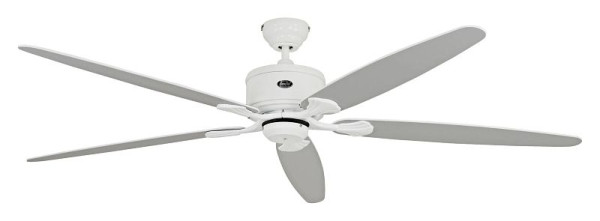 CasaFan Deckenventilator Eco Elements 180 Lack weiß-Lack weiß/Lack lichtgrau, 518081